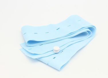 Μπλε FDA πολυεστέρα 65% Spandex 35% ζωνών ελέγχου CTG εμβρυϊκό πιστοποιημένο για ιατρικό